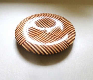 This Segmented platter won a turning of the month for Howard Overton